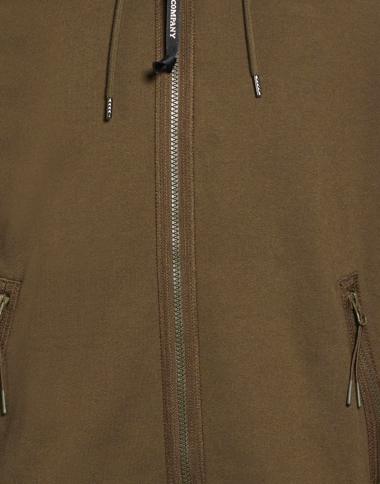 C.P Company Zip Hoodie Ivy Green RCCMSS716A-005086W