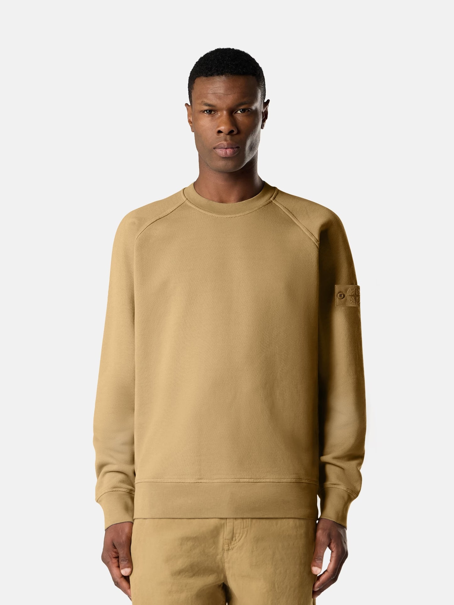 Stone Island HEAVY ORGANIC COTTON FLEECE_S.I. GHOST L1S156100028-S0F42