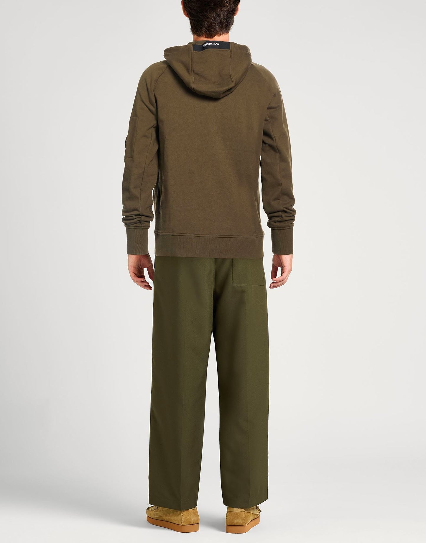 C.P Company  Zip Hoodie Ivy Green  RCCMSS716A-005086W