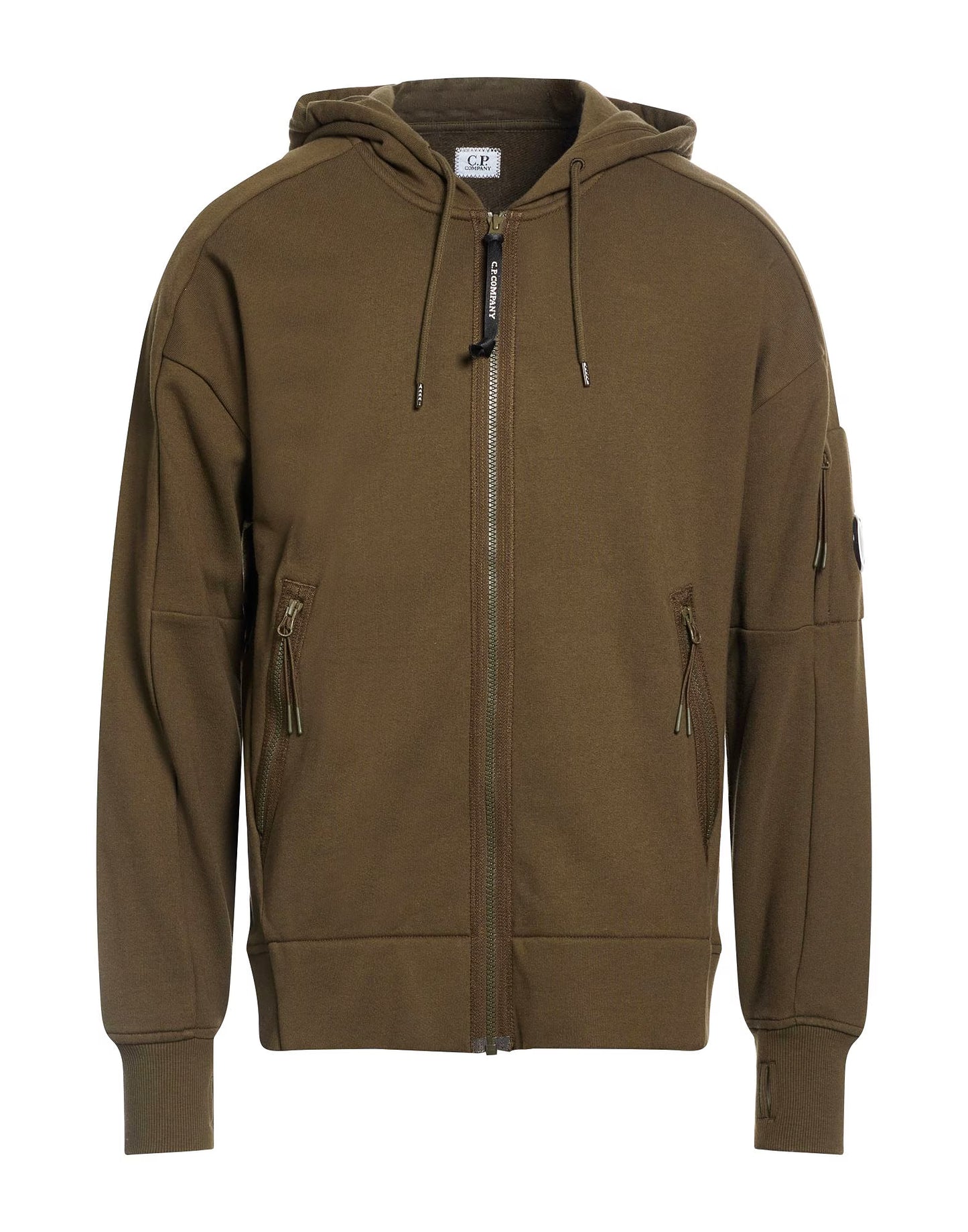 C.P Company  Zip Hoodie Ivy Green  RCCMSS716A-005086W