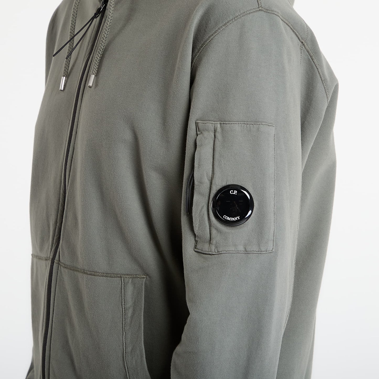 C.P Company Hoodie Silver 20CMSS081A-002246G