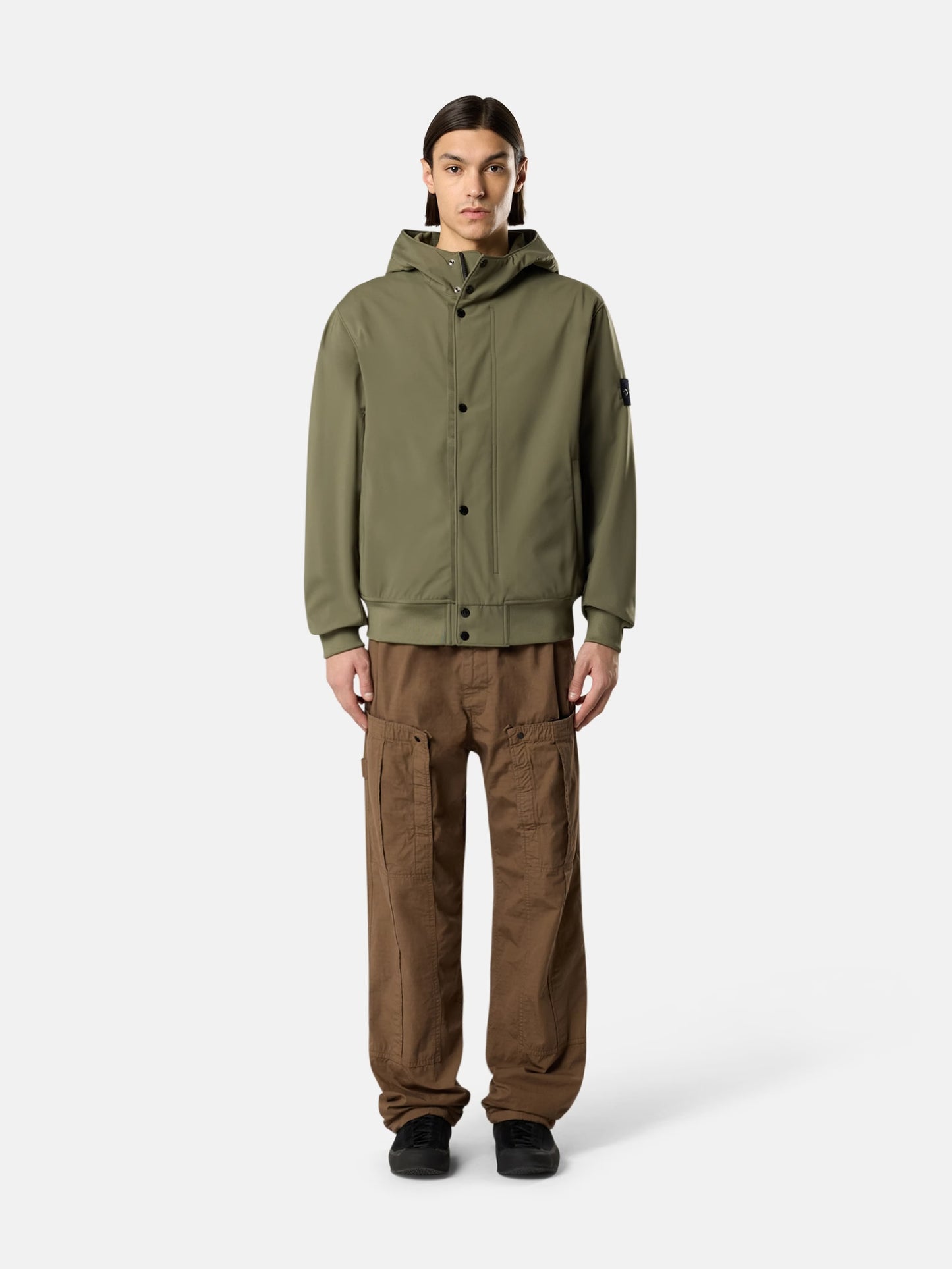 Stone Island LIGHT SOFT SHELL-R E.DYE® TECHNOLOGY IN RECYCLED POLYESTER L1S154100118-S0A22