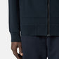 Stone Island Zip Hoodie Navy Blue