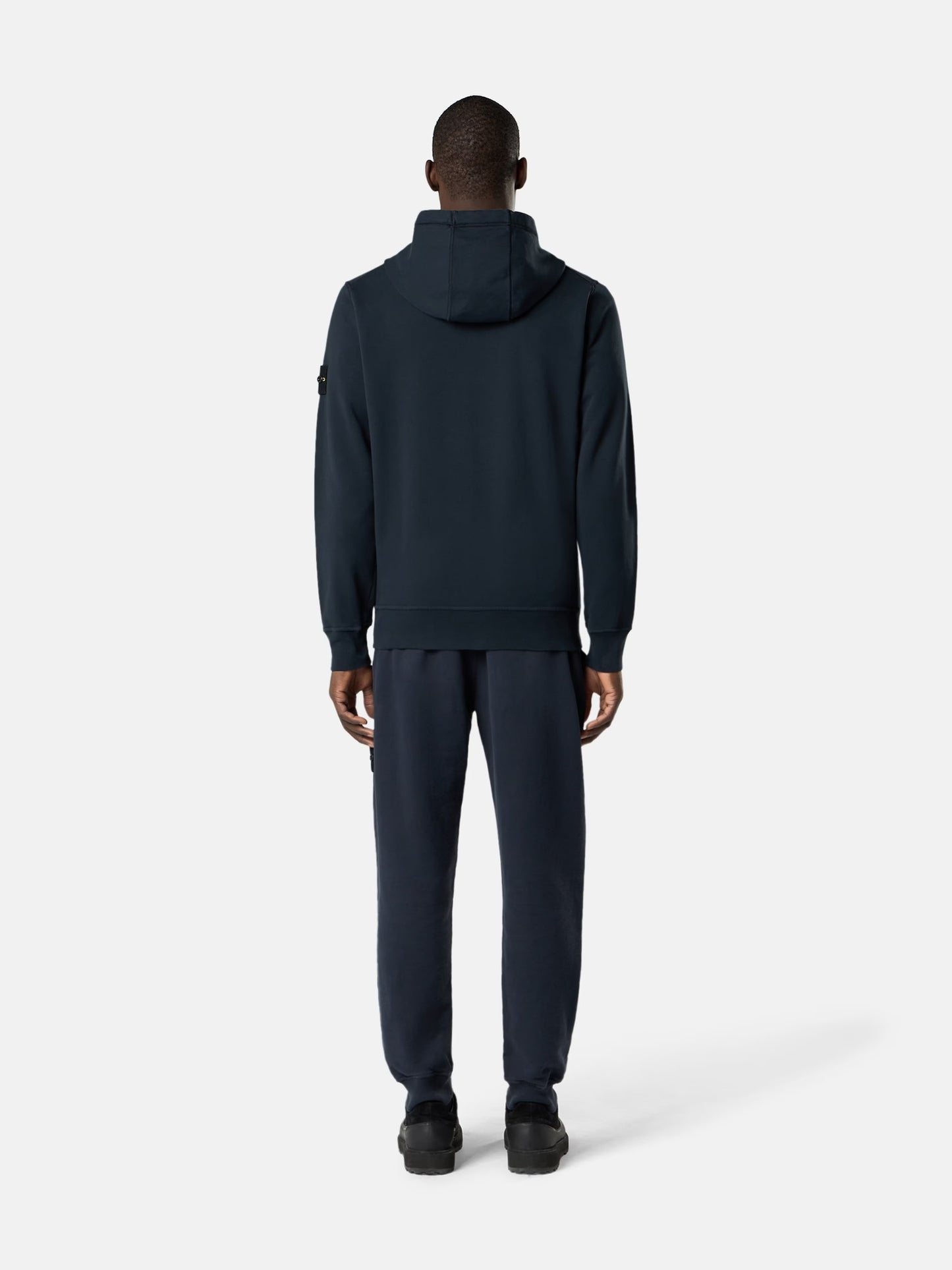 Stone Island Zip Hoodie Navy Blue