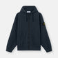 Stone Island Zip Hoodie Navy Blue