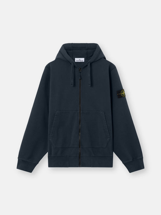 Stone Island Zip Hoodie ORGANIC COTTON FLEECE