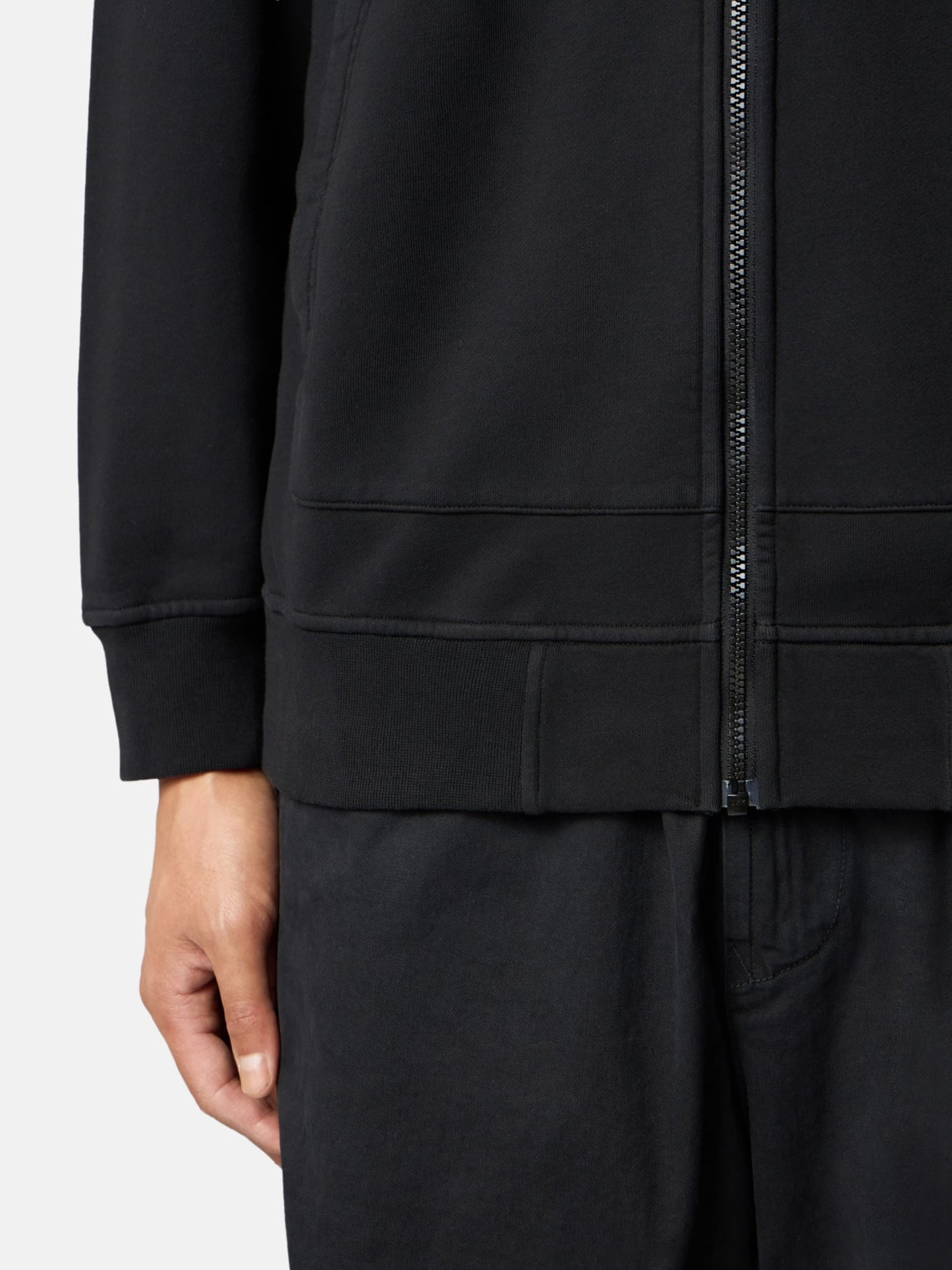 Stone Island Zip Hoodie Organic Cotton