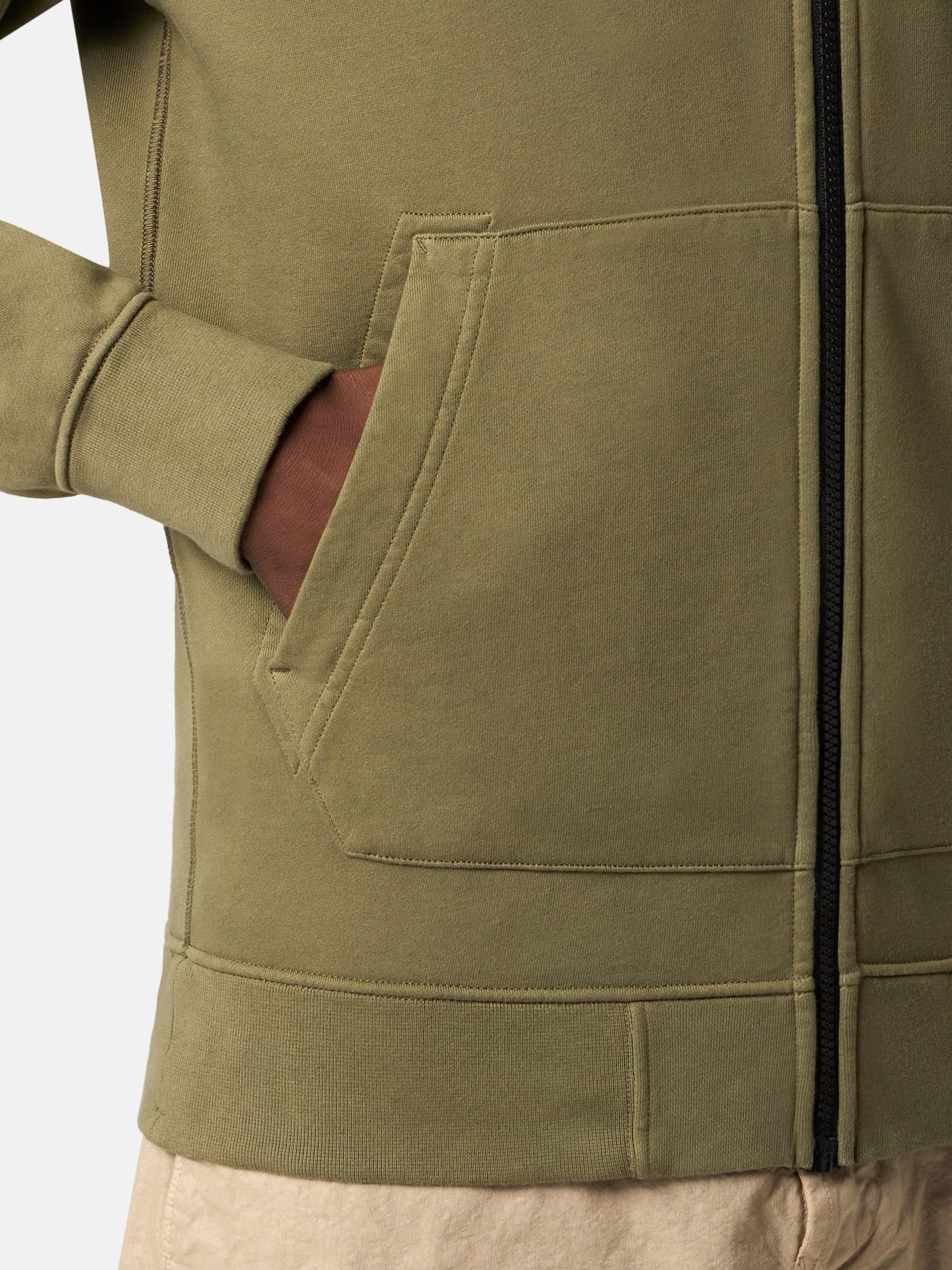 Stone Island Zip Hoodie Hackie