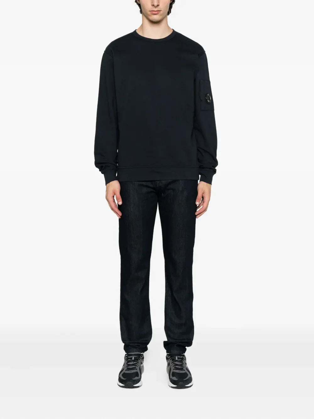 C.P Company Sweatshirt Black RCCMSS711A-002246G