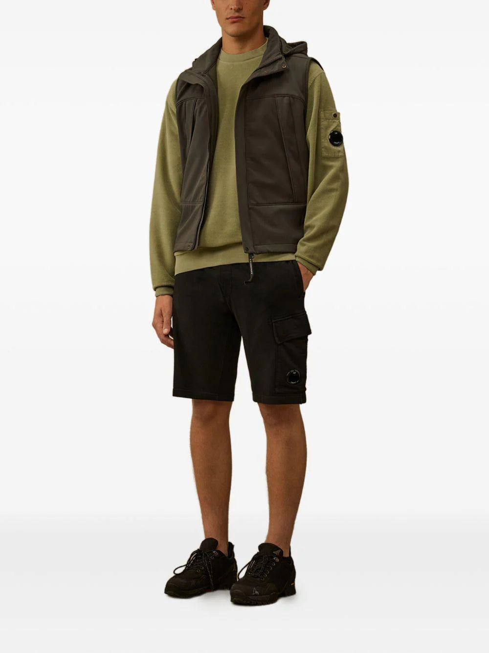 C.P Company Jogging Bermuda Black