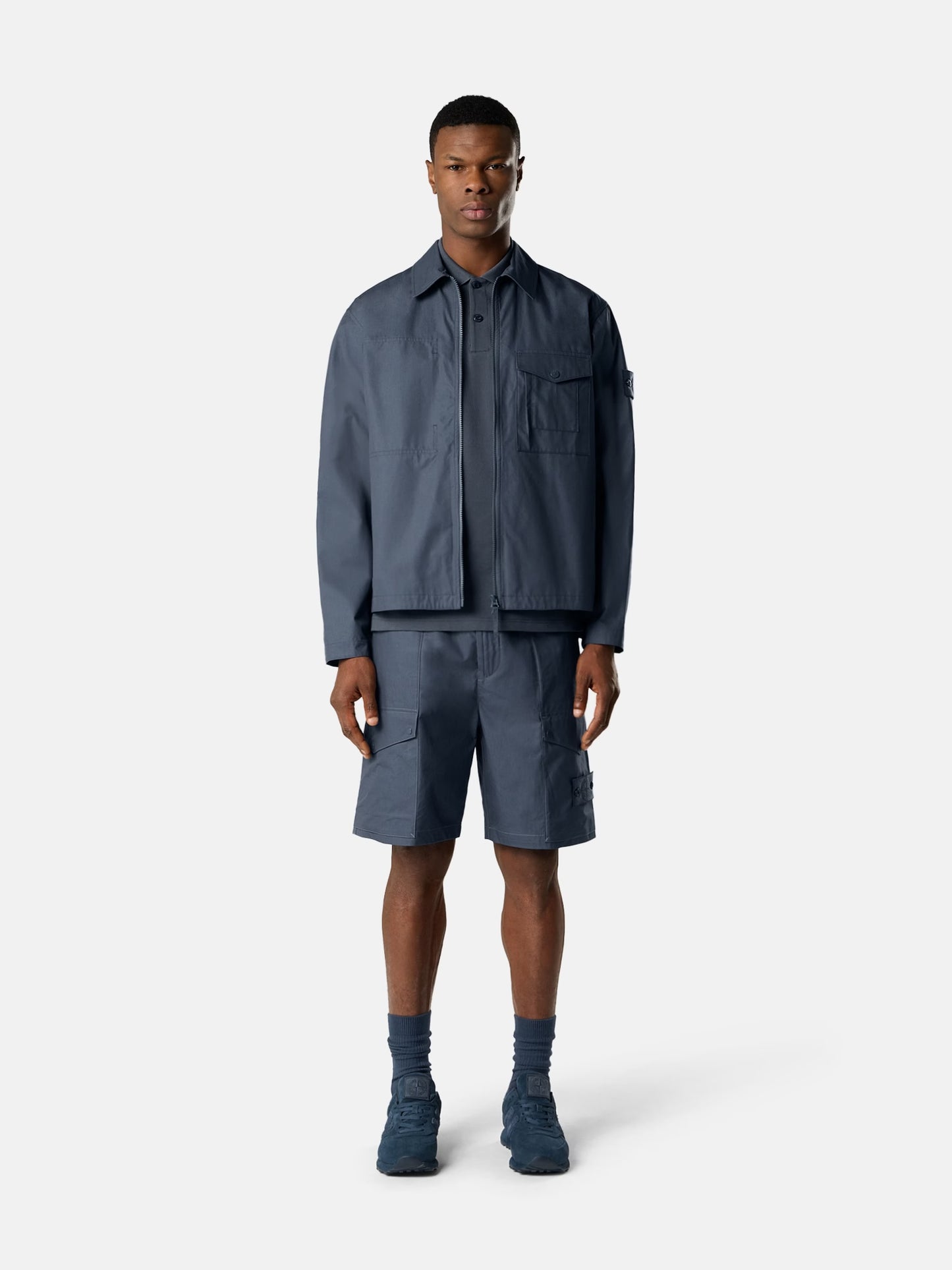 Stone Island ALL-WEATHER COTTON CANVAS_S.I. GHOST L1S15L100004-S0F01